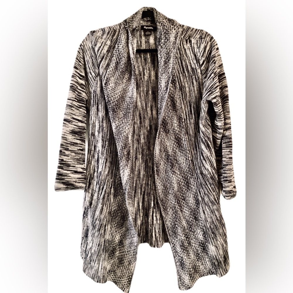 Repartee Women's Monochrome Open Cardigan